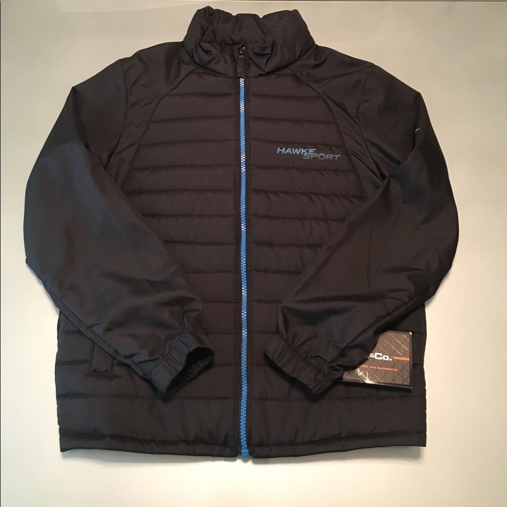 NWT: Hawke & Co. Cadet Collar Full Zipper Jacket